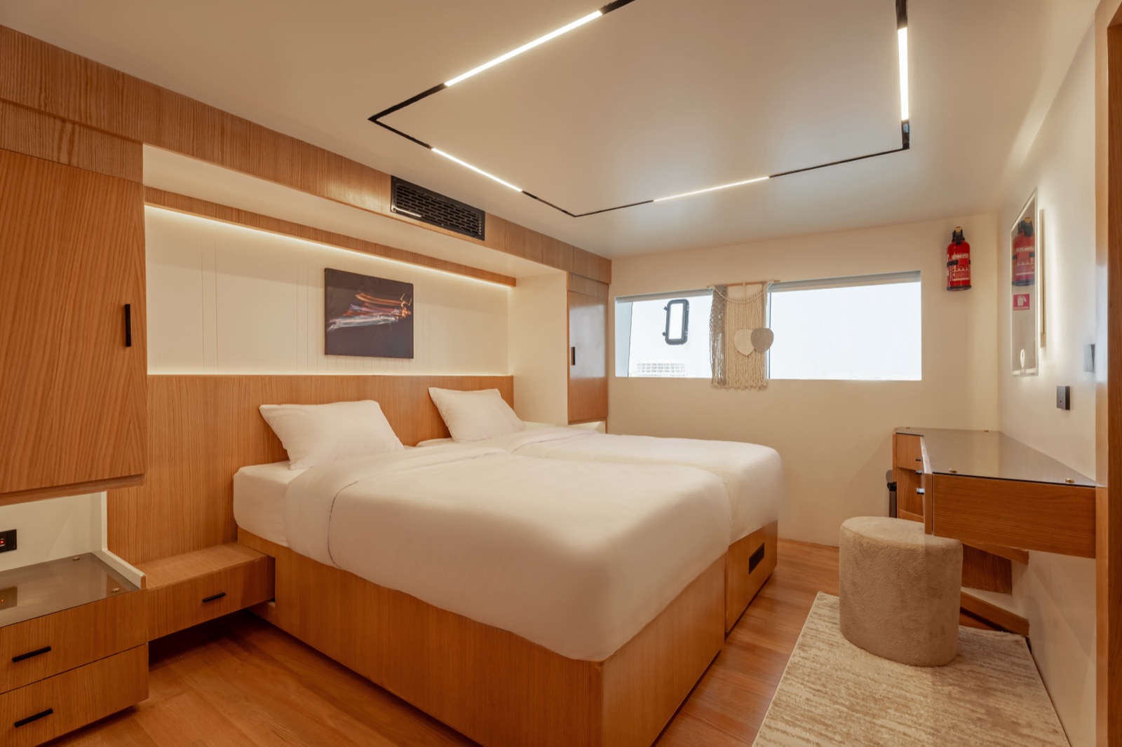 Cabin aboard DRAGON