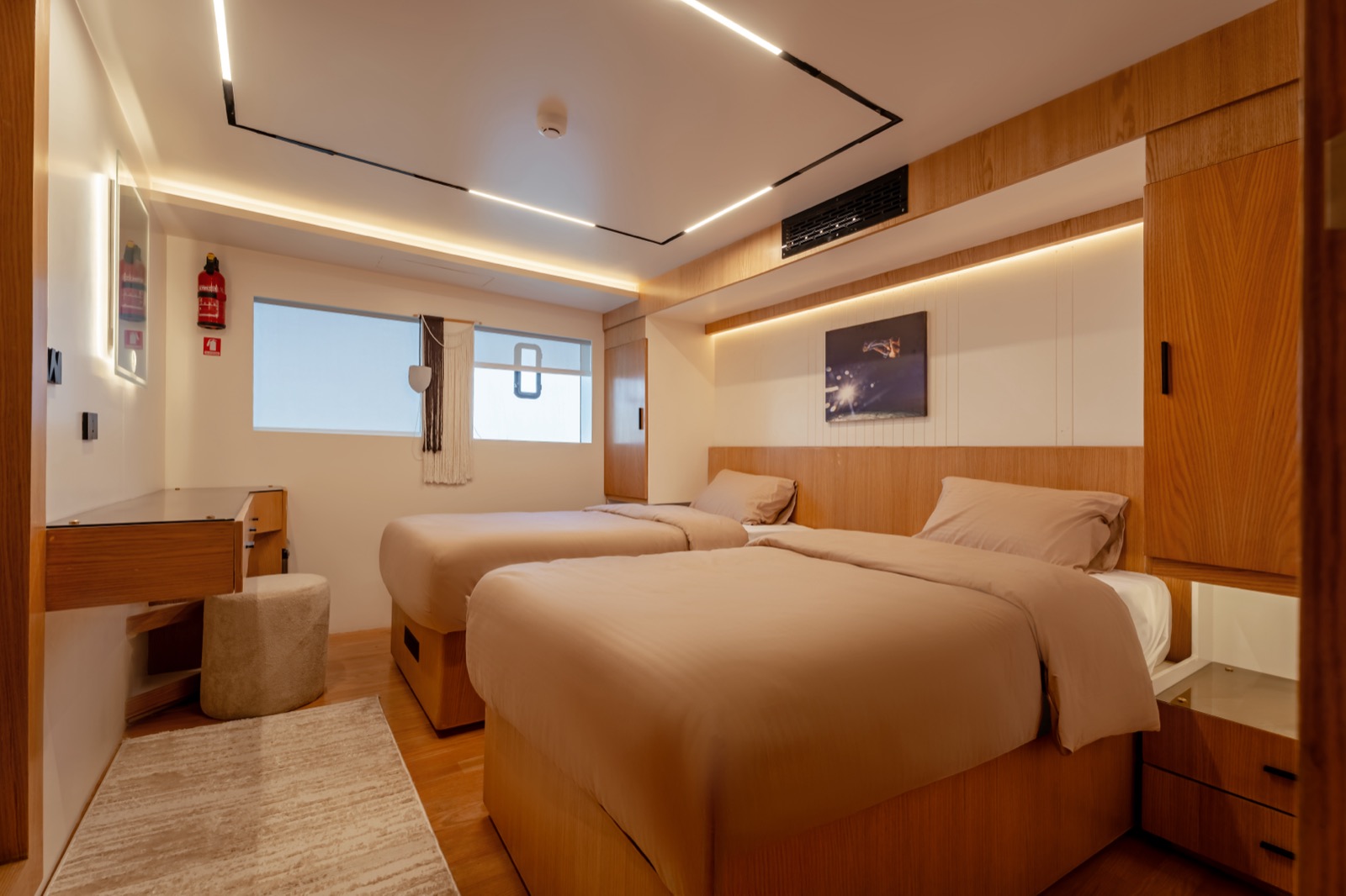 Cabin aboard DRAGON